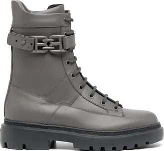 Bally Gioele leather boots - women - Leather - 35.5 - Grey