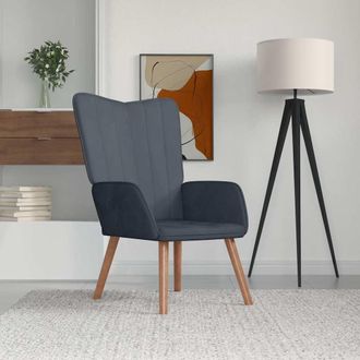 vidaXL Sill&oacute;n De Relax De Terciopelo Gris Oscuro Vidaxl