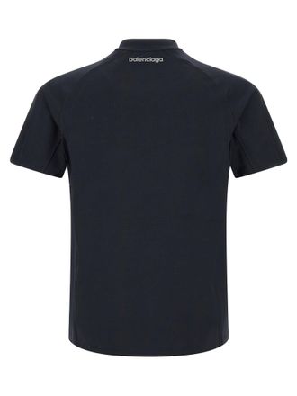 Balenciaga Techwear Logo T-shirt - Navy