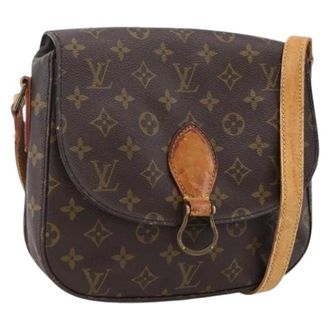 Louis Vuitton Pre-owned Cross Body Bags, female, Brown, Size: ONE SIZE Pre-owned Saint Cloud Shoulder Bag