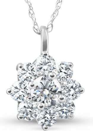 Pompeii3 5/8Ct Diamond Halo Pendant White Gold 14k 18 Necklace