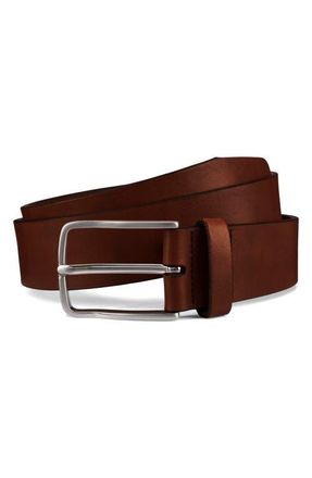 Allen Edmonds Broadway Avenue Leather Belt in Red at Nordstrom, Size 36