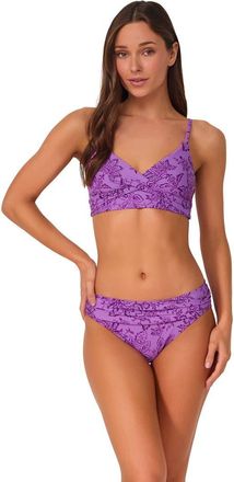 Sunsets Lyla Bralette Bikini Swimsuit Top in Regency at Nordstrom, Size 3X-Large