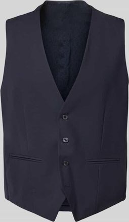 Daniel Hechter Weste mit V-Ausschnitt und Leistentaschen in Marine, Gr&ouml;&szlig;e 48