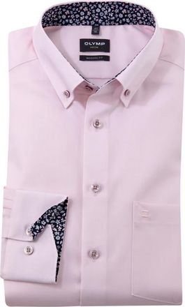 Olymp Olymp, Overhemden, Heren, Roze, L, Business Overhemd