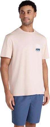 Mountain Warehouse Heren Chase Graphic Relaxed Fit T-Shirt (Cr&egrave;me)