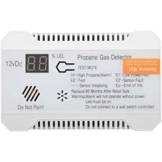 OEM Detector De Propano Y Gas Natural De 12 V Con Alarma De Fugas De 85 Db Y Sirena Para Coche, Caravana Y Hogar -crezuo