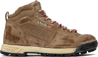 Autry Malga Enkellaars - Dames - Veterlaarzen - Bruin - 37 EU - Leer - Schoenen