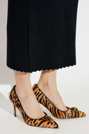 Kurt Geiger Belgravia Eagle Court Heeled Shoes, Womens, Brown