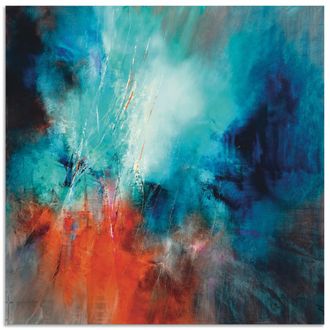 Artland Wandbild »Frühling im Eistobel« Gegenstandslos 1 Stk. tlg. als Alubild, Leinwandbild, Wandaufkleber oder Poster in versch. Grössen