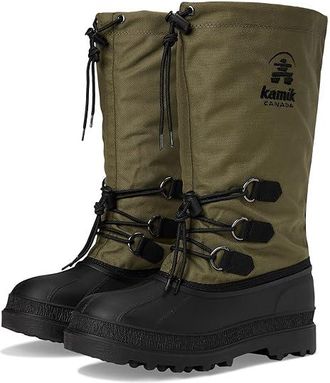 kamik Canuck Mens Cold Weather Boots Dark Olive : 12 D - Medium, Rubber/Textile