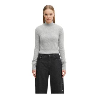 Sportmax Gubbio Sweater - Dames - Cashmere truien - Grijs - S - Kasjmier - Truien & Vesten