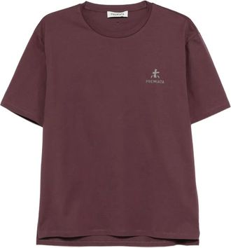 Premiata T-shirt con stampa logo - Rosso