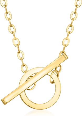 Canaria Canaria Italian 10kt Yellow Gold Toggle Necklace