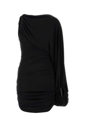 Andamane Black Jersey Selene Mini Dress