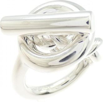 Herm&egrave;s Silver 925 Band Ring (Pre-Owned)