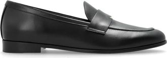 Max Mara Regentmoc Loafers - Dames - Loafers - Zwart - 38 1/2 EU - Leer - Schoenen