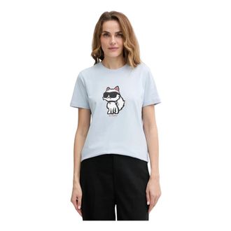 Karl Lagerfeld Mujer, Camisetas, Azul, Talla: XS