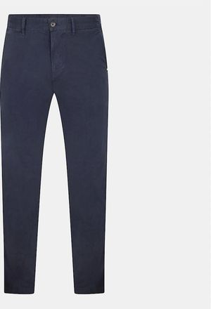 HUGO BOSS Mens Crigan3 Solid Patterned Straight Chinos - Navy - Size: 30/32