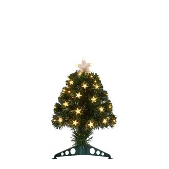 Luca Lighting &Aacute;rbol de navidad artificial con iluminaci&oacute;n de fibra &oacute;ptica Alt. 45