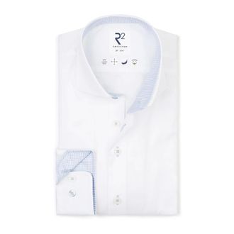 R2 Amsterdam Formal Shirt - Heren - Overhemden - Wit - Maat: L