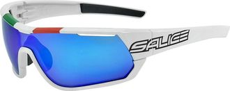 Salice 016 ITA RWX BIANCO/RW BLU Mens Sunglasses White Size Standard