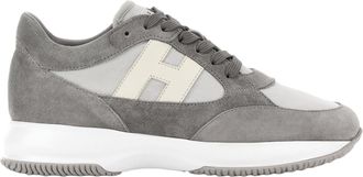 Hogan Interactive Leather and Nylon Sneakers