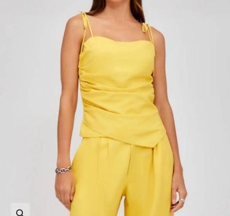 Fifteen Twenty Stilla Cami In Yellow