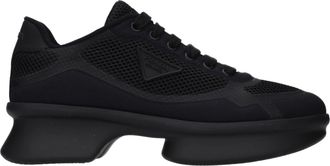 Prada Damess Sneakers zwarte stof