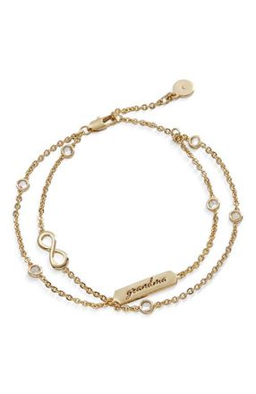 Alex and Ani Grandma Infinity Chain Bracelet, Adjustable in Gold at Nordstrom