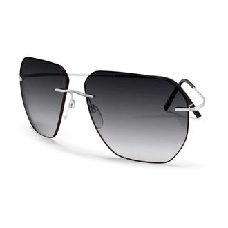 Silhouette Sunglasses, unisex, Gray, Size: ONE SIZE Classic Grey Sunglasses 8743 Collection