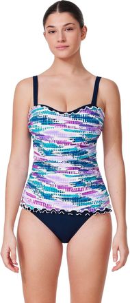 Gottex Canva Tricolore D-cup Tankini Top