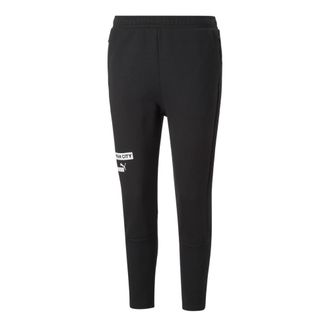 Puma Heren Manchester City FC Casual Joggingbroeken (Zwart)