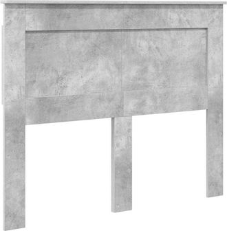 vidaXL Headboard with Headboard Concrete Grey 135 cm Engineered Wood vidaXL