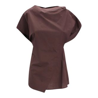 SOEUR Blouses, female, Brown, Size: 2XS Fedora Blouse