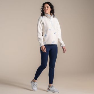 Craghoppers Dames/Dames National Trust Rosemary II Bloemen Fleece Jas (Ecru)