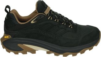 Merrell Moab Speed 2 Waterdichte Vrijetijdsschoenen - Heren - Sneakers - Zwart - 44 EU - Leer - Schoenen