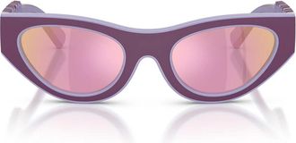 Dolce & Gabbana Cat-eye Zonnebril - Dames - Zonnebrillen - Paars - 47 MM - Accessoires