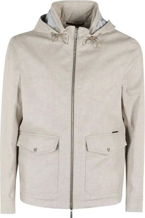 Moorer Colbert met capuchon - Beige
