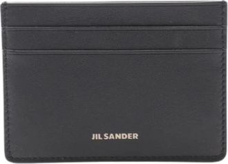 Jil Sander Pre-owned Wallets, female, Black, Size: ONE SIZE Pre-owned Leather Card Case