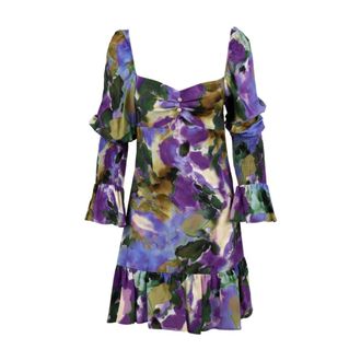 Mar De Margaritas Mujer, Vestidos, Púrpura, Talla: S