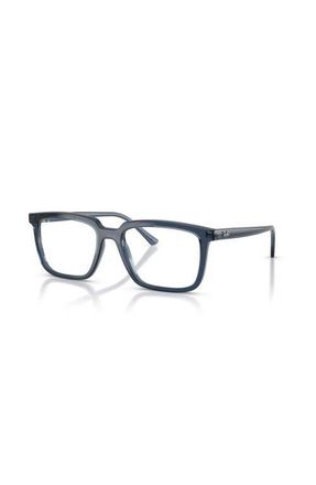 Ray-Ban 54mm Rectangle optical glasses in Blue at Nordstrom