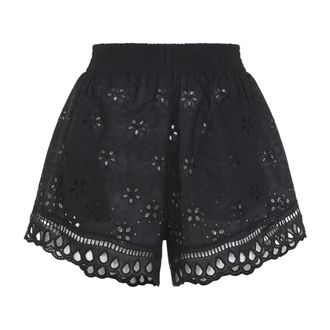 Ermanno Scervino Short Shorts, female, Black, Size: 2XS Life Cotton Bermuda