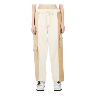 UGG Contrast Panel Track Trousers - female - UGG - Sweatpants - Beige - XL - Trousers