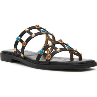 Dolce Vita Marcy Embellished Sandal in Black Multi at Nordstrom Rack, Size 6.5