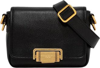 Gianni Chiarini Alyssa Crossbody Bag - Dames - Schoudertassen - Zwart - ONE Size - Leer - Tassen