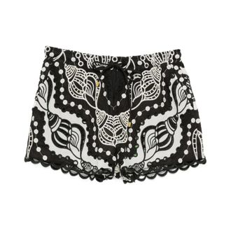 Farm Rio Mini shorts ricamati - - Shorts - Donna - Nero - S