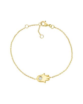 Le Vian Jewish Symbols 14K 0.10 Ct. Tw. Diamond Bracelet