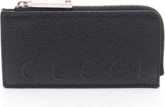 Gucci Black Leather Coin Purse/Coin Case (Pre-Owned)