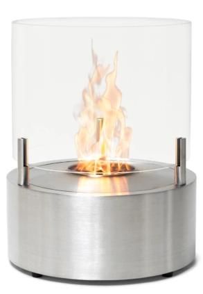 EcoSmart Fire Bio-Ethanol Designer Feuerstelle t-lite 8 - Silber